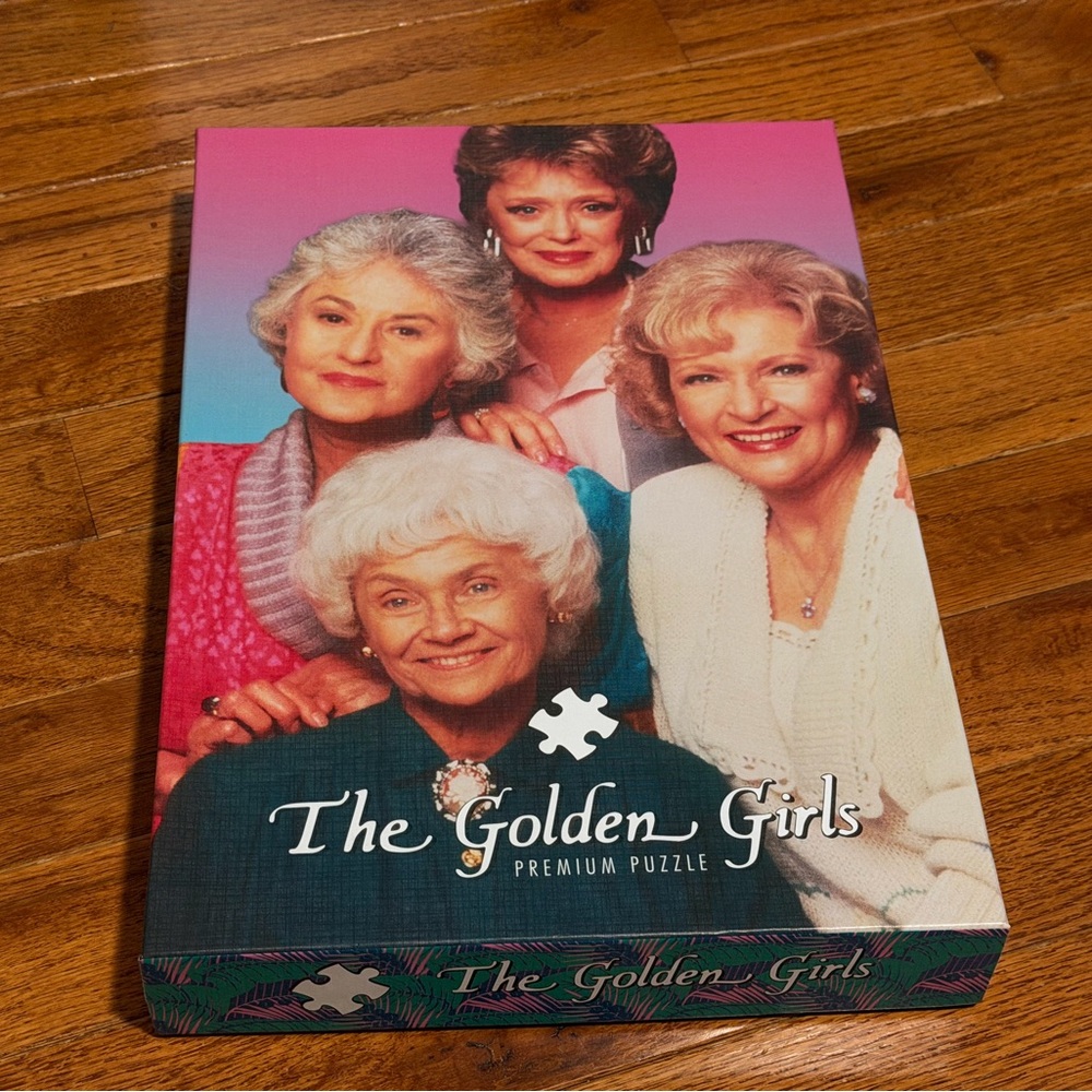 The Golden Girls 1,000 piece Puzzle Pink Teal Multicolor